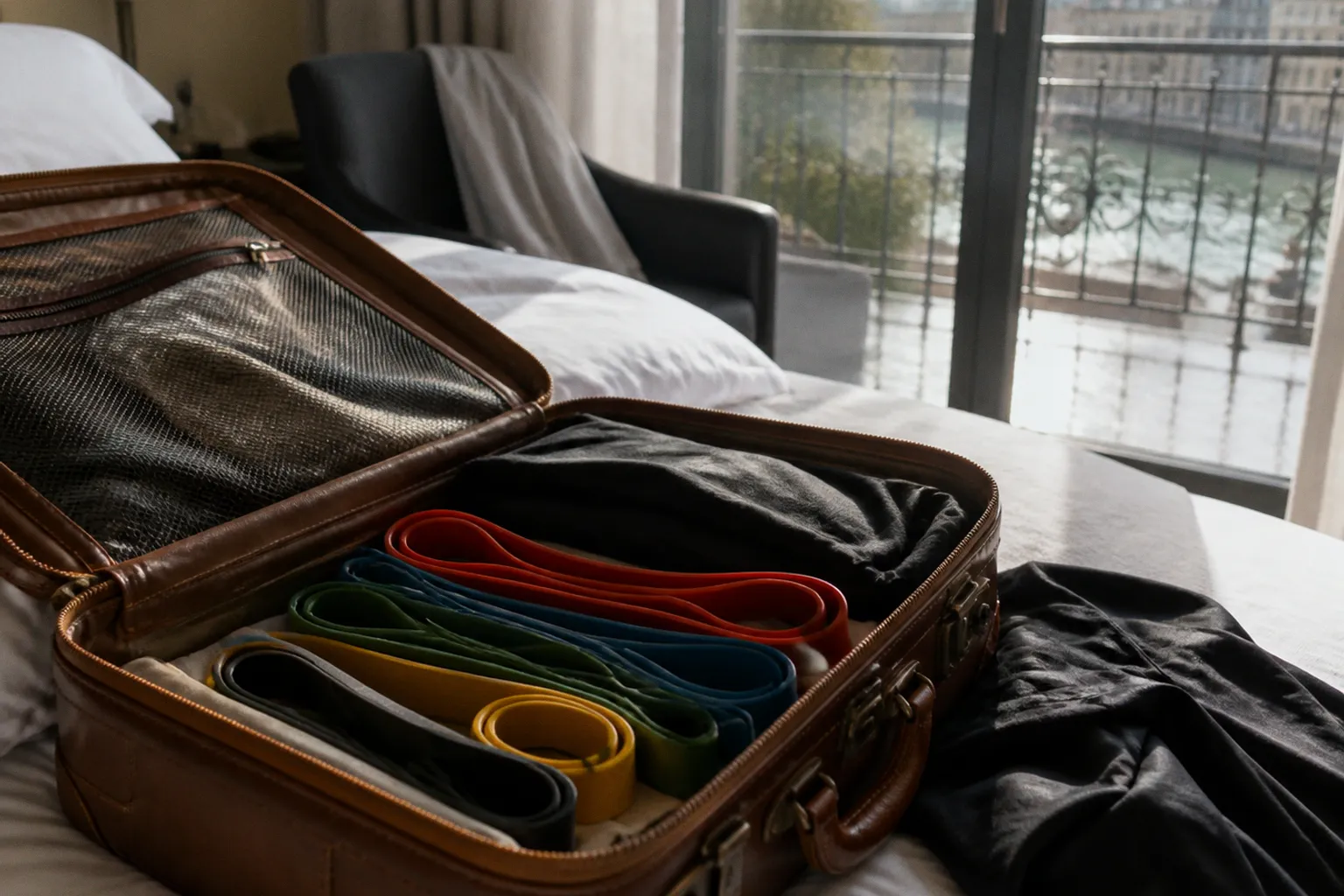 Are resistance bands enough to maintain muscle on trips?