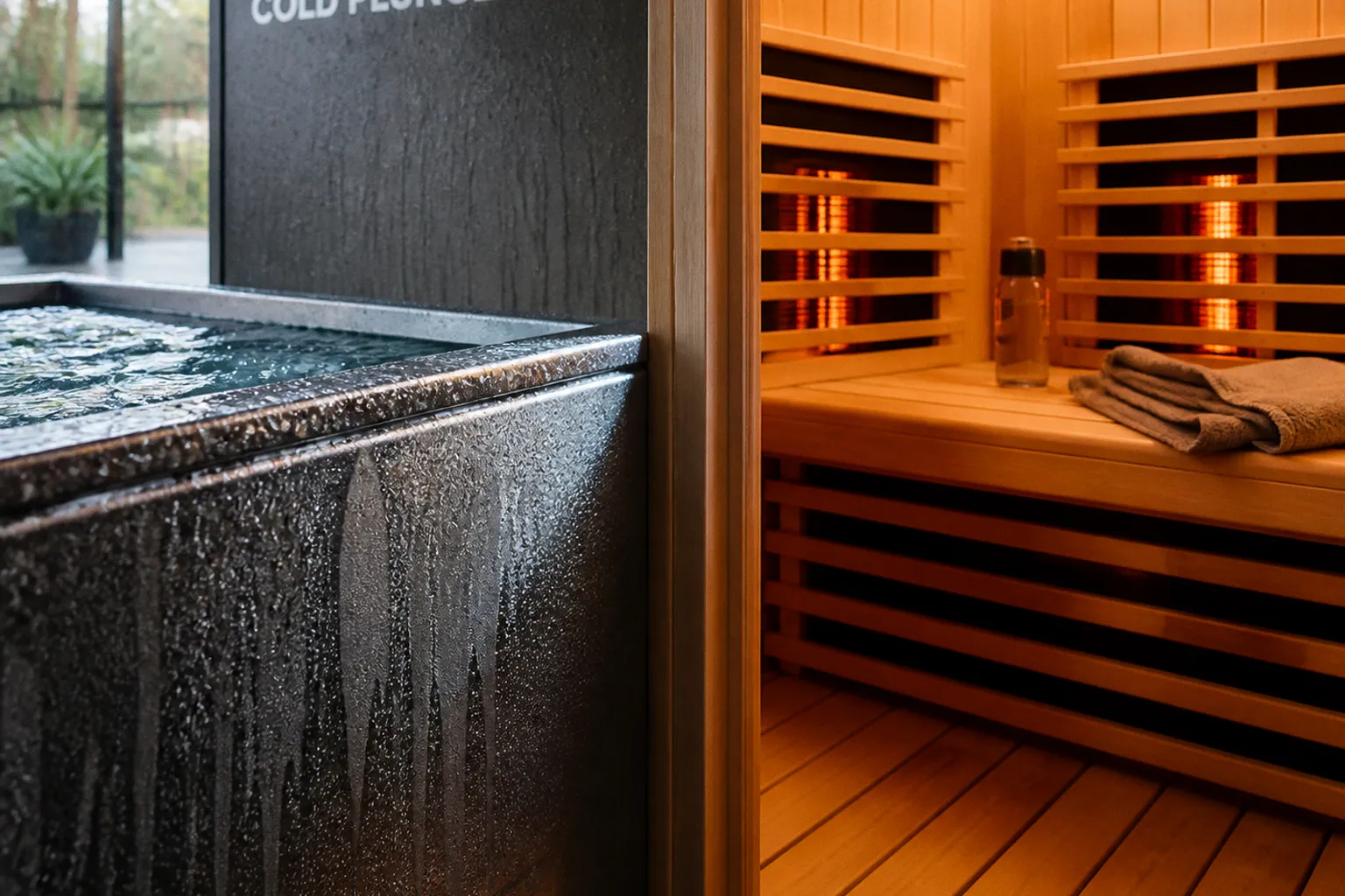 Cold plunge vs infrared sauna for muscle recovery