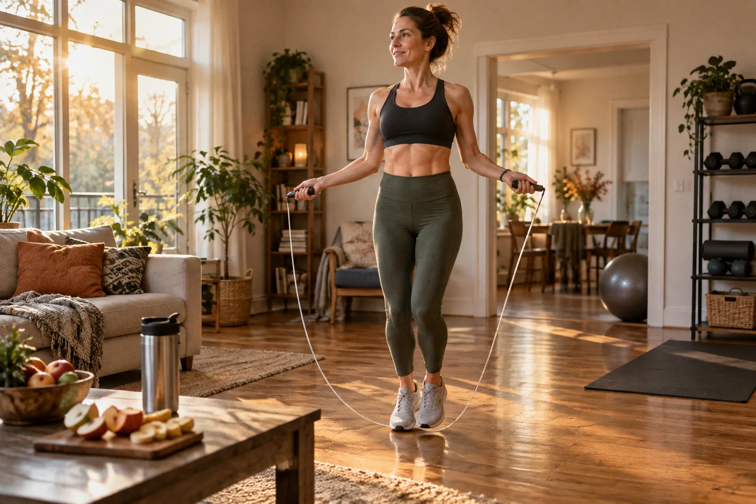 How Suranne Jones Uses a 5-Step Strength Routine to Stay Fit at 48