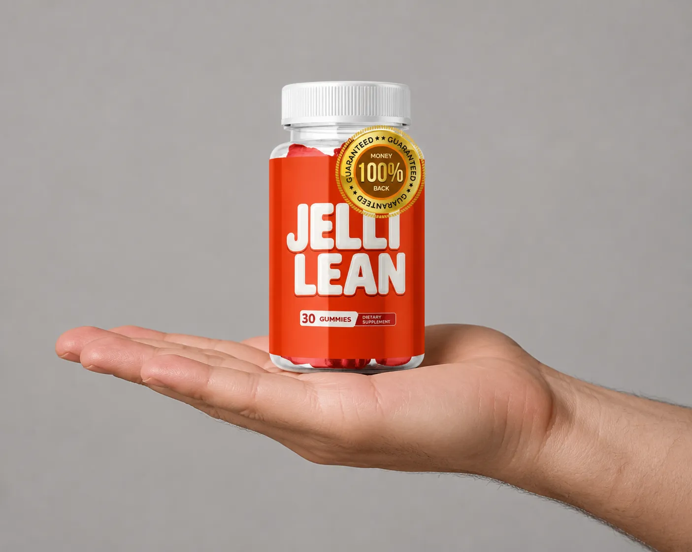 JellyLean — the package held in a hand
