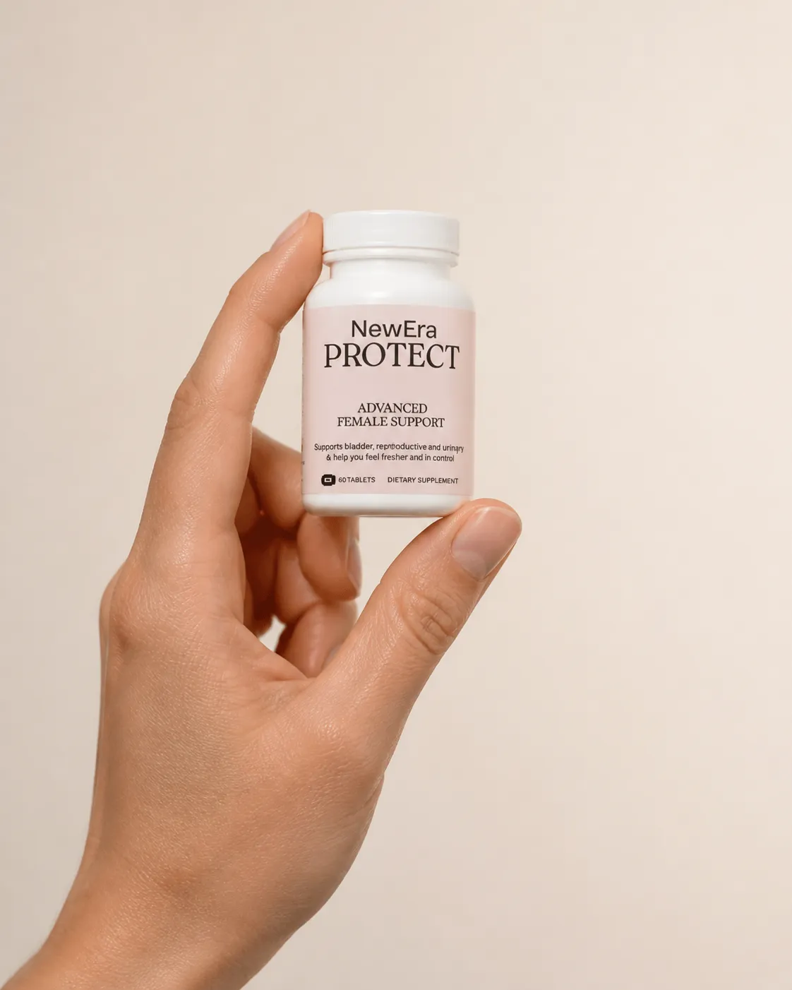 NewEra Protect — the package held in a hand