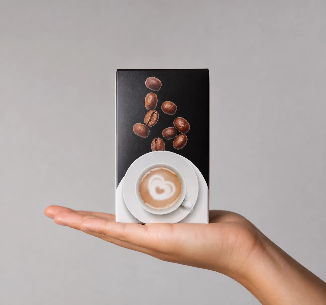 FitSpresso — the package held in a hand