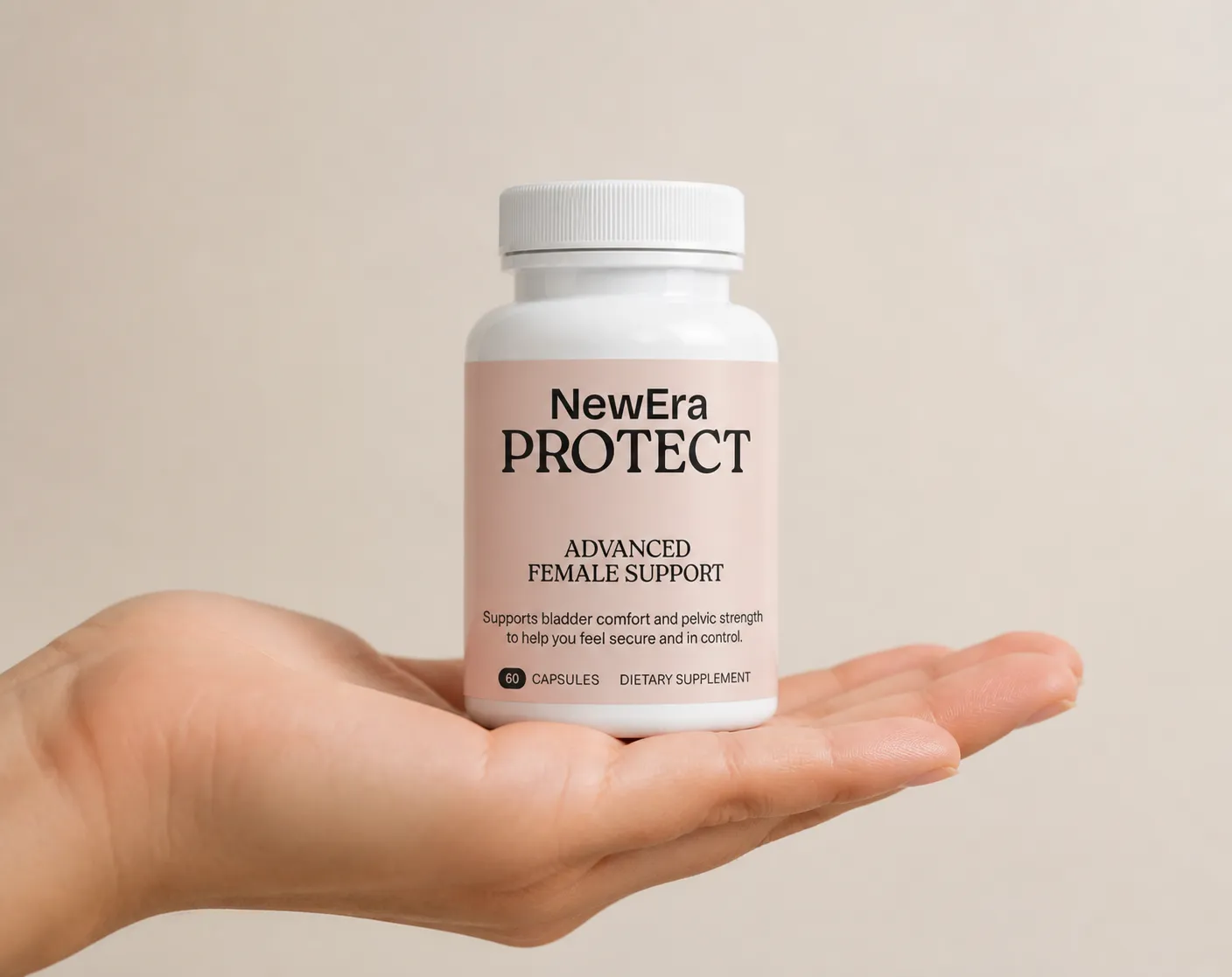 New Era Protect — the package held in a hand