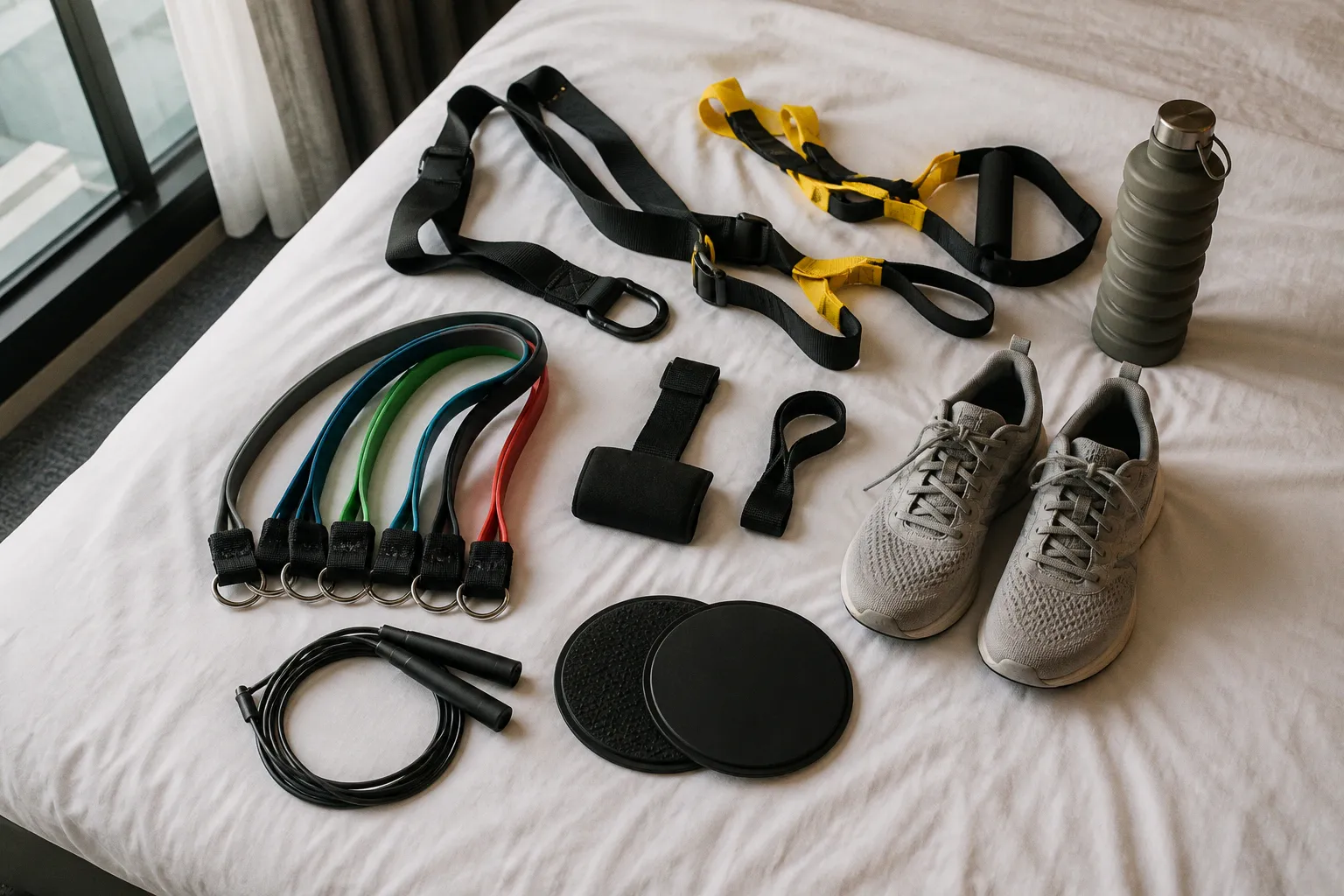 Travel workout gear: four setups for fitness on the road