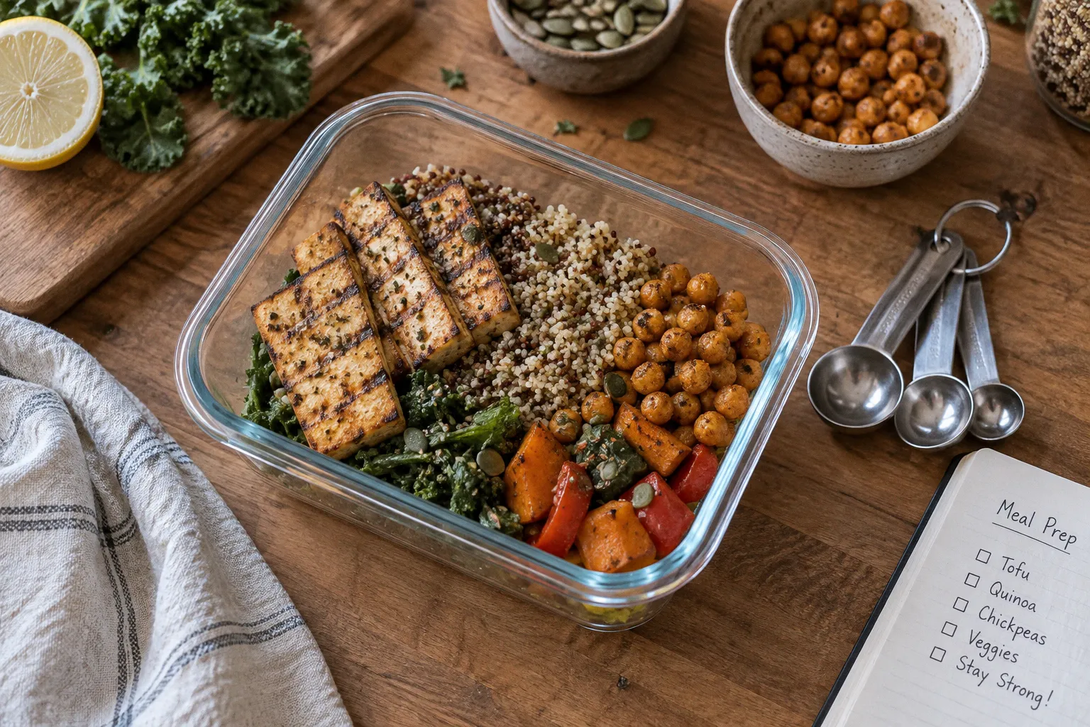 Vegetarian meal prep: a roadmap to high-protein muscle growth